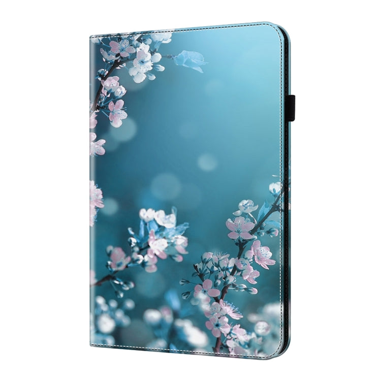 For iPad Air 13 2024 / Pro 12.9 2022 Crystal Texture Painted Leather Tablet Case(Plum Bossom) - iPad Pro 12.9 (2022/2021) Cases by PMC Jewellery | Online Shopping South Africa | PMC Jewellery | Buy Now Pay Later Mobicred