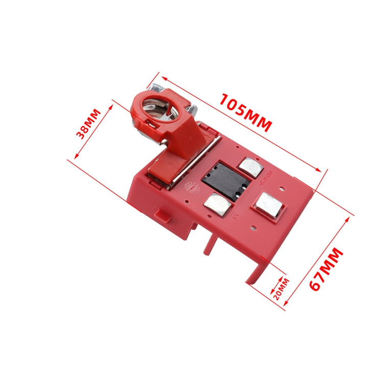 CP-4194 Car 32V 400A Positive Battery Terminal Quick Release Fused Battery Distribution with Cover(Red) - Fuse by PMC Jewellery | Online Shopping South Africa | PMC Jewellery | Buy Now Pay Later Mobicred