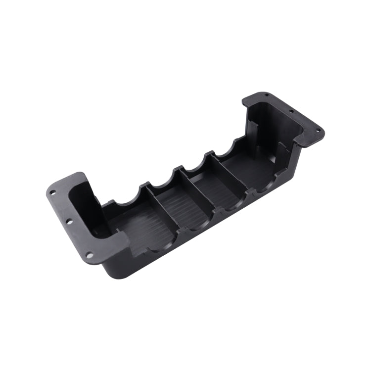 RV 600A High Current Busbar 4-way Straight M10 Wiring Studs(Black) - Fuse by PMC Jewellery | Online Shopping South Africa | PMC Jewellery | Buy Now Pay Later Mobicred