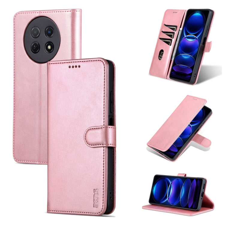 For Huawei Enjoy 60X/nova Y91 AZNS Skin Feel Calf Texture Flip Leather Phone Case(Rose Gold) - Huawei Cases by AZNS | Online Shopping South Africa | PMC Jewellery