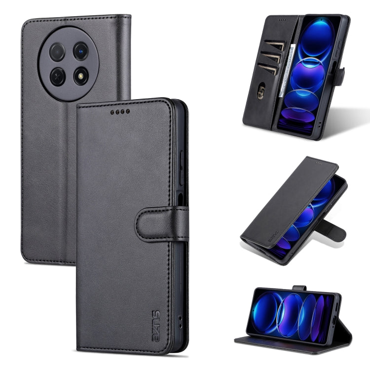 For Huawei Enjoy 60X/nova Y91 AZNS Skin Feel Calf Texture Flip Leather Phone Case(Black) - Huawei Cases by AZNS | Online Shopping South Africa | PMC Jewellery