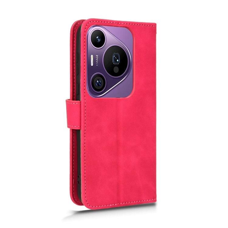 For Huawei Pura 70 Pro Skin Feel Magnetic Flip Leather Phone Case(Rose Red) - Huawei Cases by PMC Jewellery | Online Shopping South Africa | PMC Jewellery | Buy Now Pay Later Mobicred