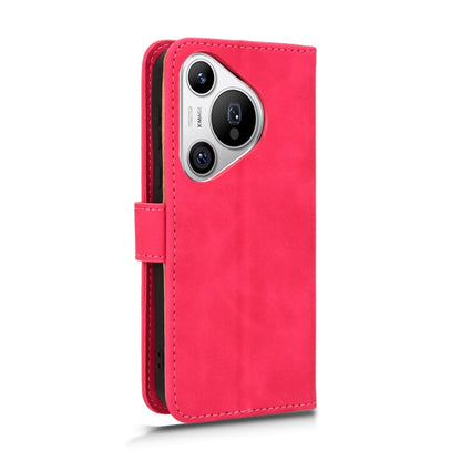 For Huawei Pura 70 Skin Feel Magnetic Flip Leather Phone Case(Rose Red) - Huawei Cases by PMC Jewellery | Online Shopping South Africa | PMC Jewellery | Buy Now Pay Later Mobicred