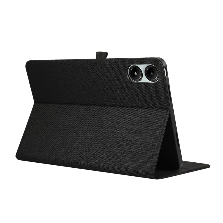 For Xiaomi Redmi Pad Pro 12.1 Fabric Leather Tablet Case(Black) - More Tablet Cases by PMC Jewellery | Online Shopping South Africa | PMC Jewellery