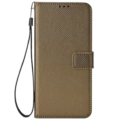 For Doogee X98 Diamond Texture Leather Phone Case(Brown) - Doogee Cases by PMC Jewellery | Online Shopping South Africa | PMC Jewellery | Buy Now Pay Later Mobicred