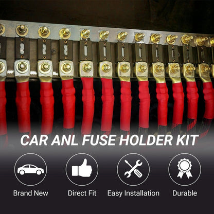 3 in 1 ANL Car Audio Modified Fuse Holder with 200A Fuse, Current:100A - Fuse by PMC Jewellery | Online Shopping South Africa | PMC Jewellery | Buy Now Pay Later Mobicred