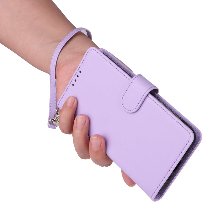 For iPhone 16 Plus BETOPNICE BN-005 2 in 1 Detachable Imitate Genuine Leather Phone Case(Light Purple) - iPhone 16 Plus Cases by BETOPNICE | Online Shopping South Africa | PMC Jewellery | Buy Now Pay Later Mobicred