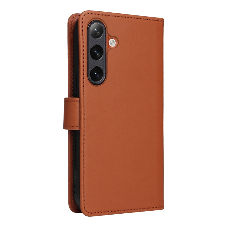 For Samsung Galaxy S24+ 5G BETOPNICE BN-005 2 in 1 Detachable Imitate Genuine Leather Phone Case(Brown) - Galaxy S24+ 5G Cases by BETOPNICE | Online Shopping South Africa | PMC Jewellery | Buy Now Pay Later Mobicred