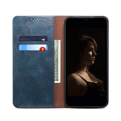 For Xiaomi Redmi K70/K70 Pro Oil Wax Crazy Horse Texture Leather Phone Case(Blue) - K70 Pro Cases by PMC Jewellery | Online Shopping South Africa | PMC Jewellery | Buy Now Pay Later Mobicred