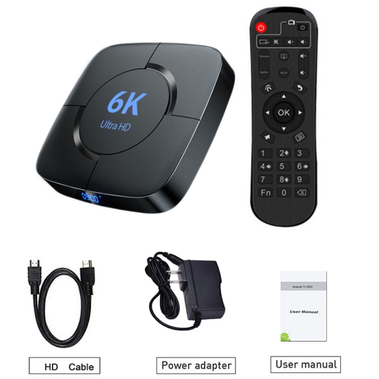 6K Ultra HD Android 12.0 Smart TV Box with Remote Control, 4GB+32GB, Allwinner H616 1.5GHZ Quad-Core(EU Plug) - Others by PMC Jewellery | Online Shopping South Africa | PMC Jewellery | Buy Now Pay Later Mobicred