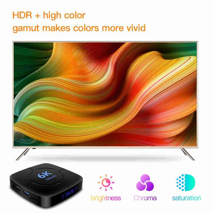 6K Ultra HD Android 12.0 Smart TV Box with Remote Control, 4GB+64GB, Allwinner H616 1.5GHZ Quad-Core(AU Plug) - Others by PMC Jewellery | Online Shopping South Africa | PMC Jewellery | Buy Now Pay Later Mobicred