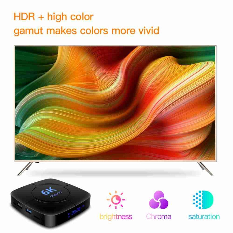 6K Ultra HD Android 12.0 Smart TV Box with Remote Control, 4GB+64GB, Allwinner H616 1.5GHZ Quad-Core(UK Plug) - Others by PMC Jewellery | Online Shopping South Africa | PMC Jewellery | Buy Now Pay Later Mobicred