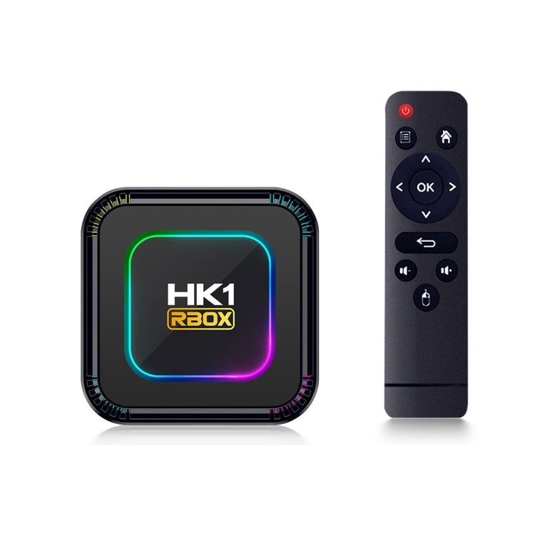 HK1 RBOX K8 8K Android 13.0 Smart TV Box with Remote Control, 4GB+128GB, RK3528 Quad-Core(UK Plug) - Others by PMC Jewellery | Online Shopping South Africa | PMC Jewellery | Buy Now Pay Later Mobicred