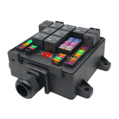 12V 4 Pin Car RV Waterproof Fuse Relay Box Car Modified Multi-Light Control Fuse Box - Fuse by PMC Jewellery | Online Shopping South Africa | PMC Jewellery | Buy Now Pay Later Mobicred