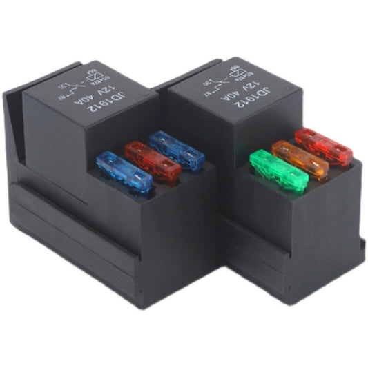 12V 5 Pin Car RV Engine Compartment Multi-Way Fuse Holder 3 Ways With Relay Holder - Fuse by PMC Jewellery | Online Shopping South Africa | PMC Jewellery | Buy Now Pay Later Mobicred