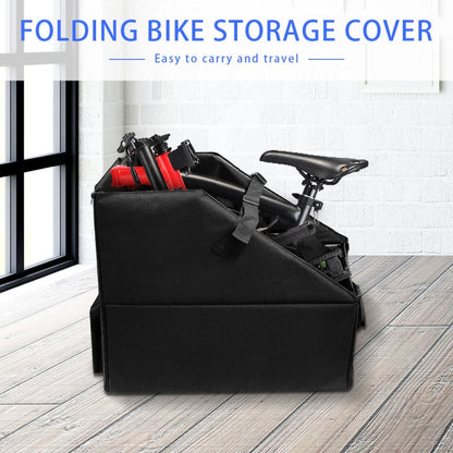 Oxford Cloth Car Trunk Folding Bicycle Storage Box with Dust Cover(Black) - Stowing Tidying by PMC Jewellery | Online Shopping South Africa | PMC Jewellery | Buy Now Pay Later Mobicred