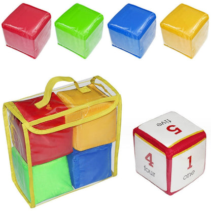 Children Soft Dice Throwing Toy Educational Aids(Four Dice) - Math Toys by PMC Jewellery | Online Shopping South Africa | PMC Jewellery | Buy Now Pay Later Mobicred