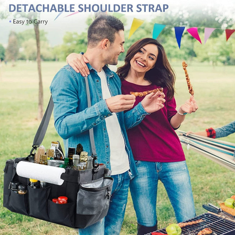 Large Foldable and Portable Outdoor Car Camping Picnic Storage Bag(Black) - Stowing Tidying by PMC Jewellery | Online Shopping South Africa | PMC Jewellery | Buy Now Pay Later Mobicred