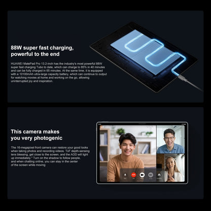HUAWEI MatePad Pro 13.2 inch WiFi, 16GB+1TB, with Smart Keyboard + Stylus, HarmonyOS 4 Hisilicon Kirin 9000S 12-core, Not Support Google Play(Black) - Huawei by Huawei | Online Shopping South Africa | PMC Jewellery