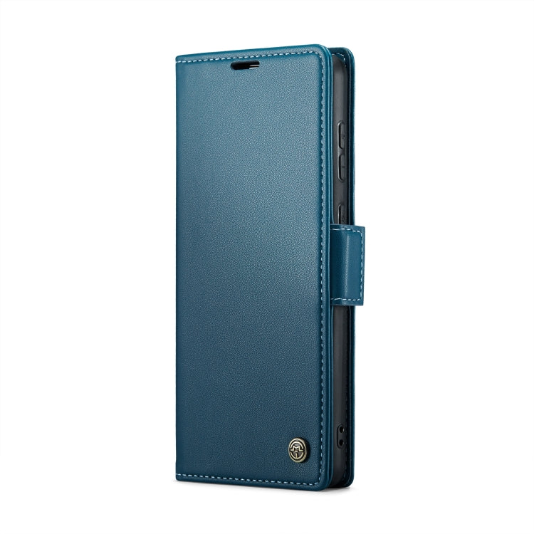 For Huawei Mate 60 CaseMe 023 Butterfly Buckle Litchi Texture RFID Anti-theft Leather Phone Case(Blue) - Huawei Cases by CaseMe | Online Shopping South Africa | PMC Jewellery | Buy Now Pay Later Mobicred