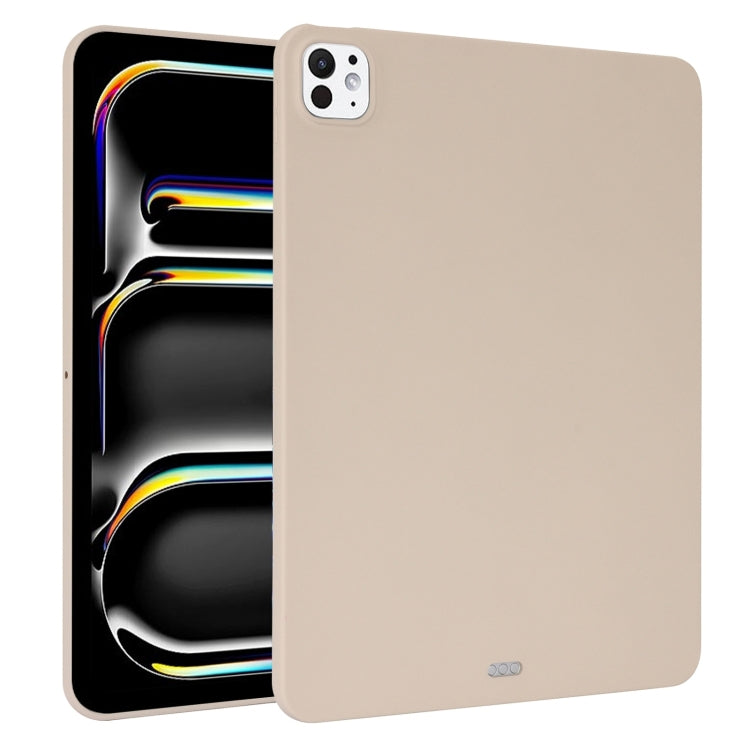 For iPad Pro 11 2024 Oil Spray Skin-friendly TPU Tablet Case(Milk White) - iPad Pro 11 2024 Cases by PMC Jewellery | Online Shopping South Africa | PMC Jewellery | Buy Now Pay Later Mobicred