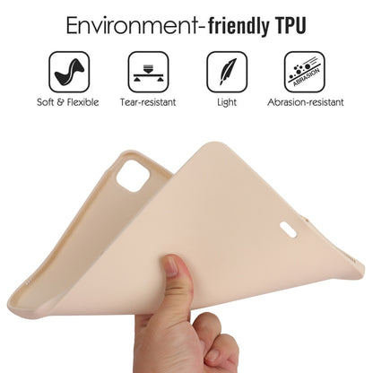 For iPad Pro 11 2024 Oil Spray Skin-friendly TPU Tablet Case(Milk White) - iPad Pro 11 2024 Cases by PMC Jewellery | Online Shopping South Africa | PMC Jewellery | Buy Now Pay Later Mobicred