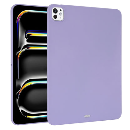 For iPad Pro 11 2024 Oil Spray Skin-friendly TPU Tablet Case(Purple) - iPad Pro 11 2024 Cases by PMC Jewellery | Online Shopping South Africa | PMC Jewellery | Buy Now Pay Later Mobicred