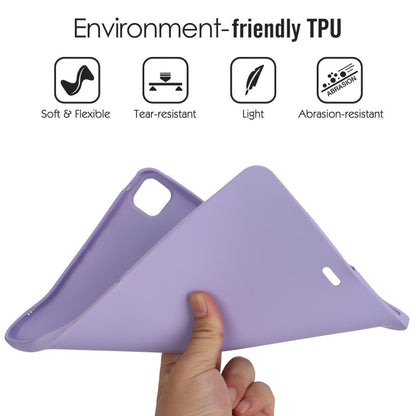 For iPad Pro 11 2024 Oil Spray Skin-friendly TPU Tablet Case(Purple) - iPad Pro 11 2024 Cases by PMC Jewellery | Online Shopping South Africa | PMC Jewellery | Buy Now Pay Later Mobicred