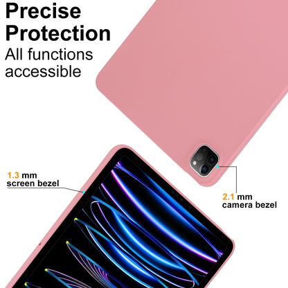 For iPad Pro 13 2024 Oil Spray Skin-friendly TPU Tablet Case(Pink) - iPad Pro 13 2024 Cases by PMC Jewellery | Online Shopping South Africa | PMC Jewellery | Buy Now Pay Later Mobicred