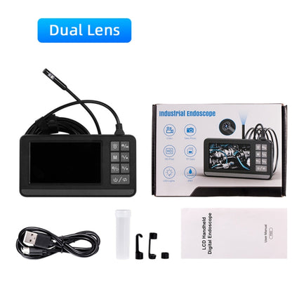 P005 8mm Dual Lenses Industrial Pipeline Endoscope with 4.3 inch HD Screen, Spec:5m Tube -  by PMC Jewellery | Online Shopping South Africa | PMC Jewellery | Buy Now Pay Later Mobicred