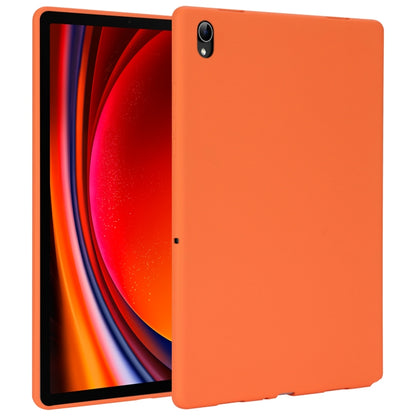 For Samsung Galaxy Tab S9 Oil Spray Skin-friendly TPU Tablet Case(Orange) - Galaxy Tab S9 Cases by PMC Jewellery | Online Shopping South Africa | PMC Jewellery | Buy Now Pay Later Mobicred