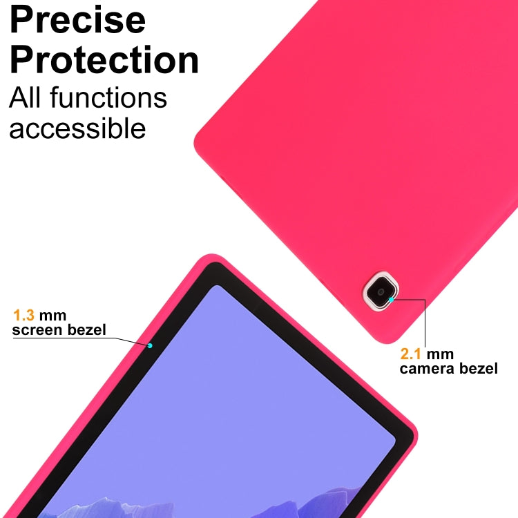 For Samsung Galaxy Tab S9 Oil Spray Skin-friendly TPU Tablet Case(Rose Red) - Galaxy Tab S9 Cases by PMC Jewellery | Online Shopping South Africa | PMC Jewellery | Buy Now Pay Later Mobicred