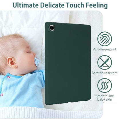 For Samsung Galaxy Tab S9 Oil Spray Skin-friendly TPU Tablet Case(Deep Green) - Galaxy Tab S9 Cases by PMC Jewellery | Online Shopping South Africa | PMC Jewellery | Buy Now Pay Later Mobicred