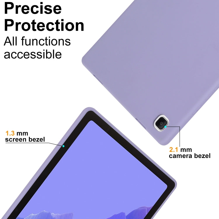 For Samsung Galaxy Tab S9 Oil Spray Skin-friendly TPU Tablet Case(Purple) - Galaxy Tab S9 Cases by PMC Jewellery | Online Shopping South Africa | PMC Jewellery | Buy Now Pay Later Mobicred