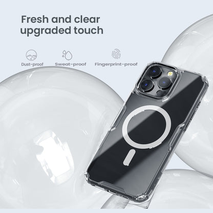 For iPhone 16 Pro NILLKIN Ultra Clear Magsafe PC + TPU Phone Case(Transparent) - iPhone 16 Pro Cases by NILLKIN | Online Shopping South Africa | PMC Jewellery | Buy Now Pay Later Mobicred