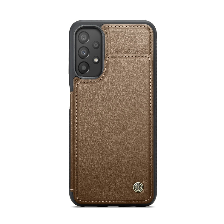 For Samsung Galaxy A33 5G CaseMe C22 Card Slots Holder RFID Anti-theft Phone Case(Brown) - Galaxy Phone Cases by CaseMe | Online Shopping South Africa | PMC Jewellery | Buy Now Pay Later Mobicred