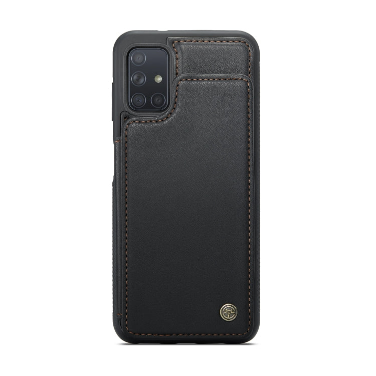 For Samsung Galaxy A51 4G CaseMe C22 Card Slots Holder RFID Anti-theft Phone Case(Black) - Galaxy Phone Cases by CaseMe | Online Shopping South Africa | PMC Jewellery | Buy Now Pay Later Mobicred