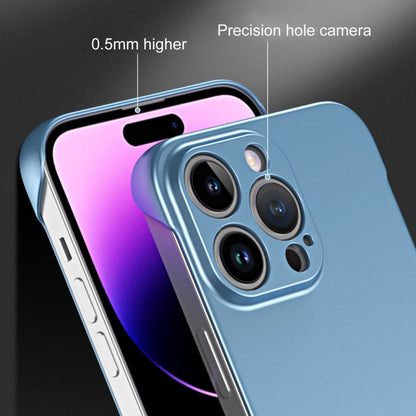 For iPhone 11 Pro Frameless Metallic Paint Hybrid PC Phone Case(Space Silver) - iPhone 11 Pro Cases by PMC Jewellery | Online Shopping South Africa | PMC Jewellery | Buy Now Pay Later Mobicred