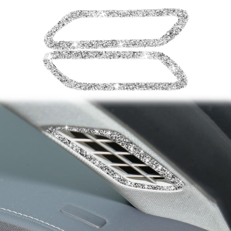 For Ford Mustang Mach E 2021 Car Door Pillar Air Outlet Diamond Decorative Sticker - Car Interior Mouldings by PMC Jewellery | Online Shopping South Africa | PMC Jewellery | Buy Now Pay Later Mobicred