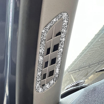 For Ford Mustang Mach E 2021 Car Door Pillar Air Outlet Diamond Decorative Sticker - Car Interior Mouldings by PMC Jewellery | Online Shopping South Africa | PMC Jewellery | Buy Now Pay Later Mobicred