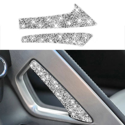 For Chevrolet Corvette C7 2014-2019 Car Center Arm Rest Diamond Decorative Sticker, Left Drive - Car Interior Mouldings by PMC Jewellery | Online Shopping South Africa | PMC Jewellery | Buy Now Pay Later Mobicred