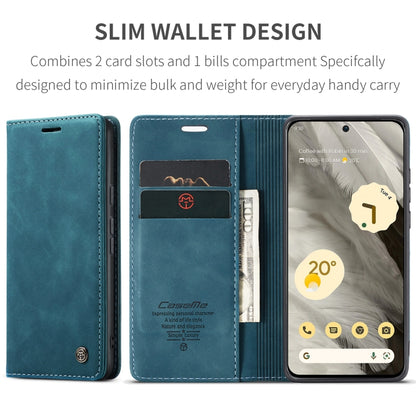 For Google Pixel 8 CaseMe 013 Multifunctional Horizontal Flip Leather Phone Case(Blue) - Google Cases by CaseMe | Online Shopping South Africa | PMC Jewellery | Buy Now Pay Later Mobicred