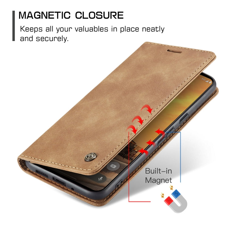 For Google Pixel 9 / 9 Pro CaseMe 013 Multifunctional Horizontal Flip Leather Phone Case(Brown) - Google Cases by CaseMe | Online Shopping South Africa | PMC Jewellery | Buy Now Pay Later Mobicred