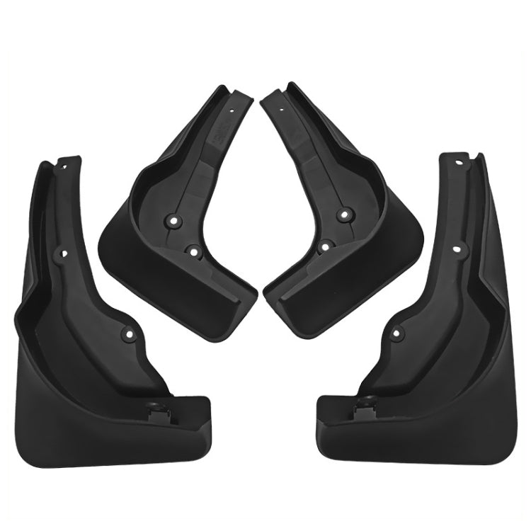 For Mercedes-Benz C-Class W205 Sport 2008-14 4pcs/Set Car Auto Soft Plastic Splash Flaps Fender Guard - Mudguards by PMC Jewellery | Online Shopping South Africa | PMC Jewellery | Buy Now Pay Later Mobicred