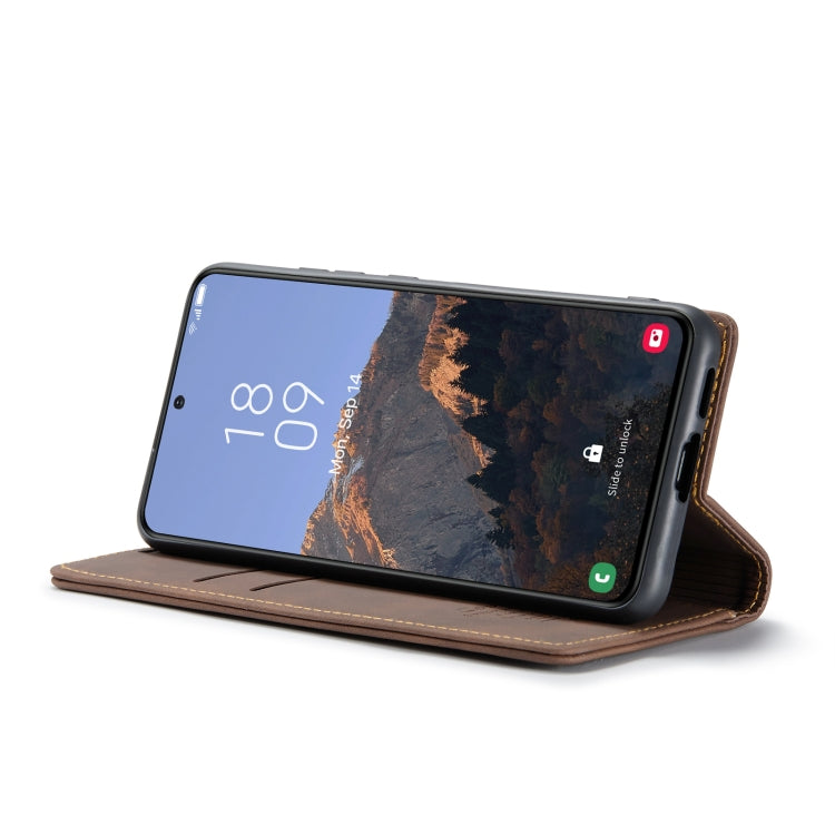 For Samsung Galaxy S24 5G CaseMe 013 Multifunctional Horizontal Flip Leather Phone Case(Coffee) - Galaxy S24 5G Cases by CaseMe | Online Shopping South Africa | PMC Jewellery | Buy Now Pay Later Mobicred