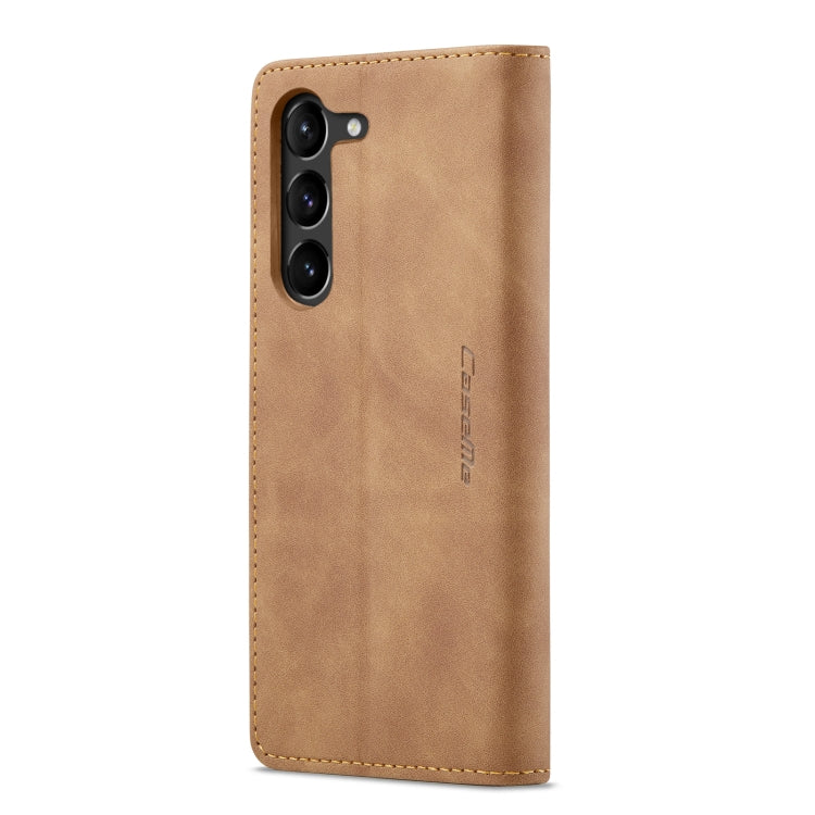 For Samsung Galaxy S24+ 5G CaseMe 013 Multifunctional Horizontal Flip Leather Phone Case(Brown) - Galaxy S24+ 5G Cases by CaseMe | Online Shopping South Africa | PMC Jewellery | Buy Now Pay Later Mobicred