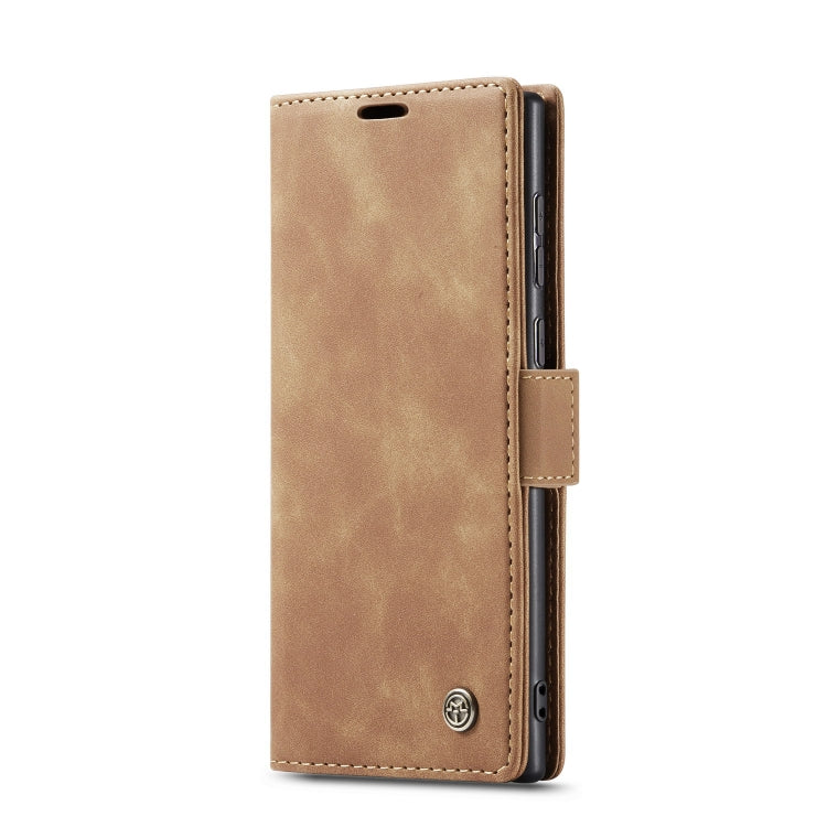 ForSamsung Galaxy S24 Ultra 5G CaseMe 013 Multifunctional Horizontal Flip Leather Phone Case(Brown) - Galaxy S24 Ultra 5G Cases by CaseMe | Online Shopping South Africa | PMC Jewellery | Buy Now Pay Later Mobicred