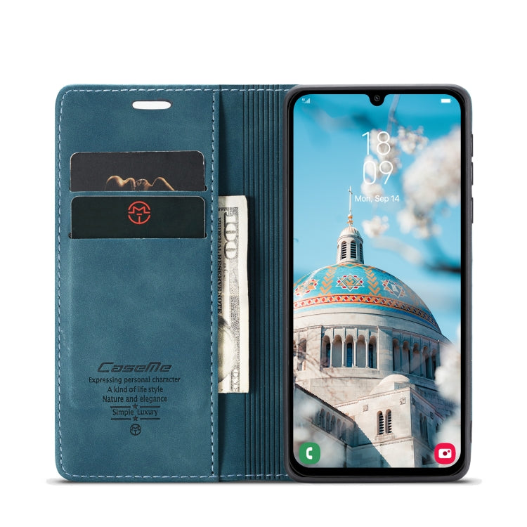 For Samsung Galaxy A15 5G CaseMe 013 Multifunctional Horizontal Flip Leather Phone Case(Blue) - Galaxy Phone Cases by CaseMe | Online Shopping South Africa | PMC Jewellery