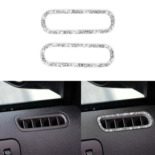 For Ford Mustang 2009-2013 Car Left and Right Air Outlet Diamond Decoration Sticker, Left Hand Drive - Car Interior Mouldings by PMC Jewellery | Online Shopping South Africa | PMC Jewellery | Buy Now Pay Later Mobicred