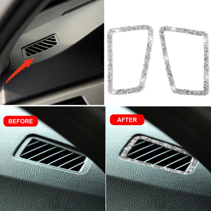 For BMW 3 Series E90 2005-2012 Car Air Outlet Diamond Decorative Sticker, Left Drive - Car Interior Mouldings by PMC Jewellery | Online Shopping South Africa | PMC Jewellery | Buy Now Pay Later Mobicred